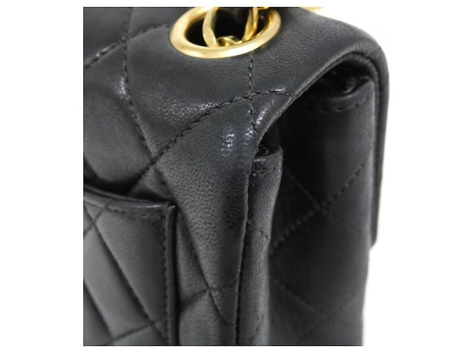 Borsa a tracolla Chanel 1115 in pelle nera Nero - vista 5