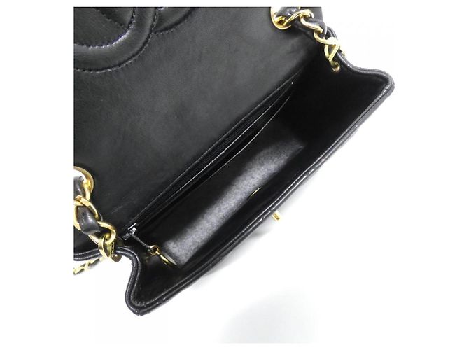 Borsa a tracolla Chanel 1115 in pelle nera Nero - vista 8