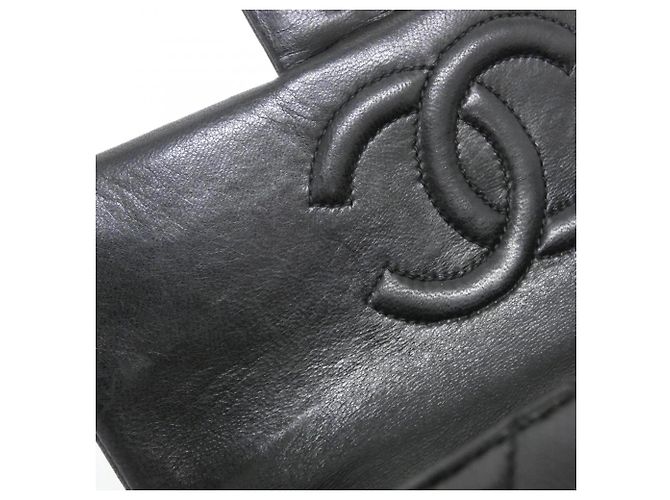 Borsa a tracolla Chanel 1115 in pelle nera Nero - vista 9