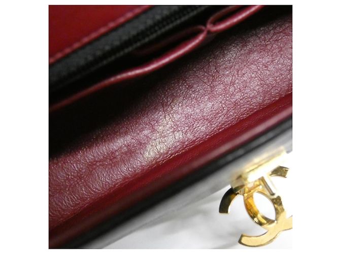 Borsa a tracolla Chanel in pelle nera Nero - vista 9