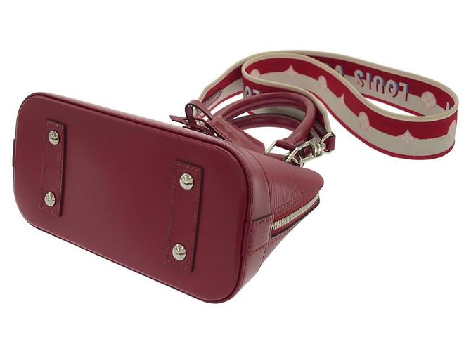 Borsa Louis Vuitton Epi Alma BB Rosa - vista 3