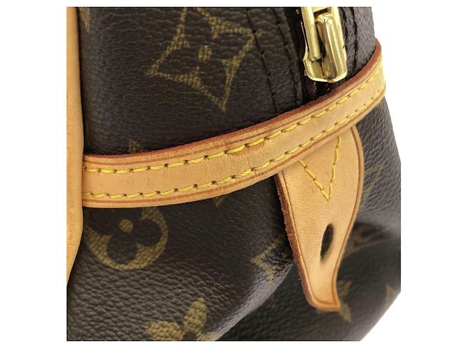 Borsa a Spalla Louis Vuitton Monogram Montorgueil PM Marrone - vista 5