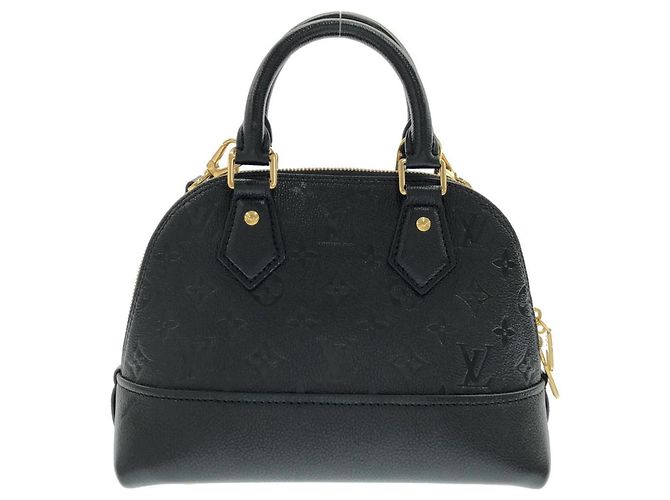Borsa Louis Vuitton Monogram Empreinte Neo Alma BB Nero - vista 2