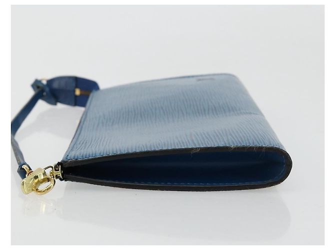 Louis Vuitton Pochette Accessoires Epi Leather Blu - vista 4