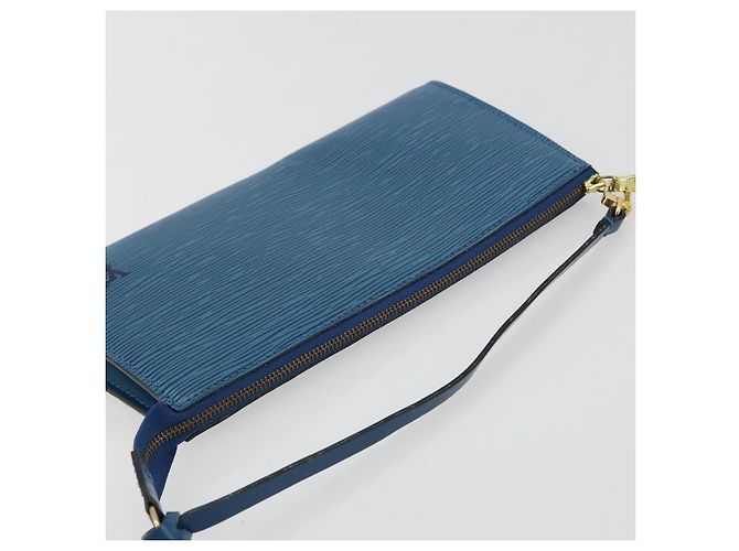 Louis Vuitton Pochette Accessoires Epi Leather Blu - vista 7