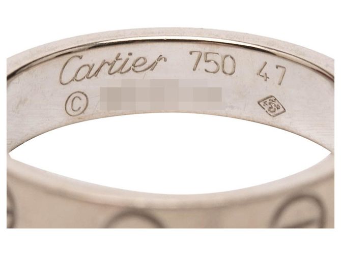 Cartier Love Ring aus 18K Weißgold - Ansicht 4