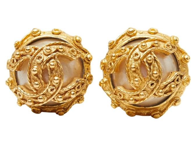 Orecchini a clip Chanel Coco Mark D'oro - vista 2