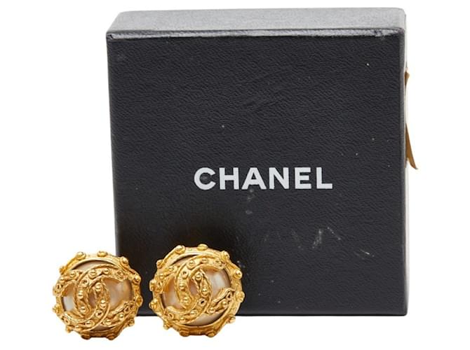 Orecchini a clip Chanel Coco Mark D'oro - vista 5