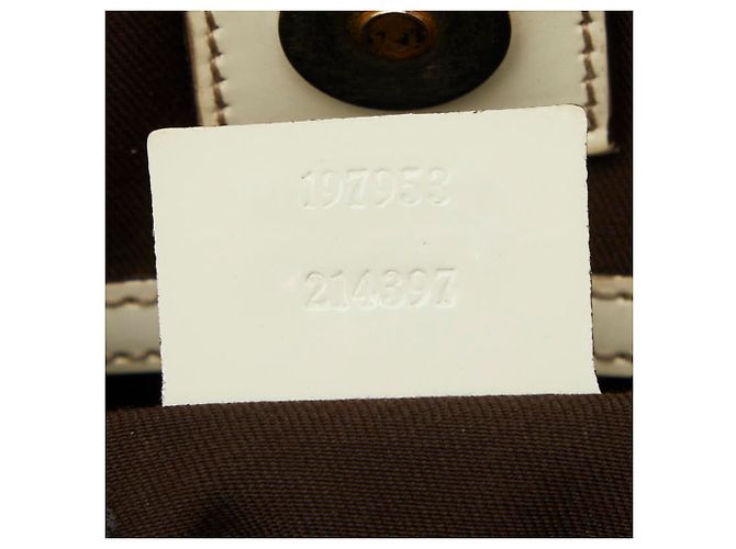 Borsa Tote Gucci GG Supreme Bianco Beige - vista 12