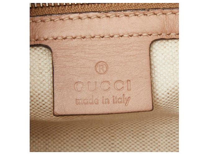 Borsa Tote Gucci Guccissima Scarlet Rosa - vista 10