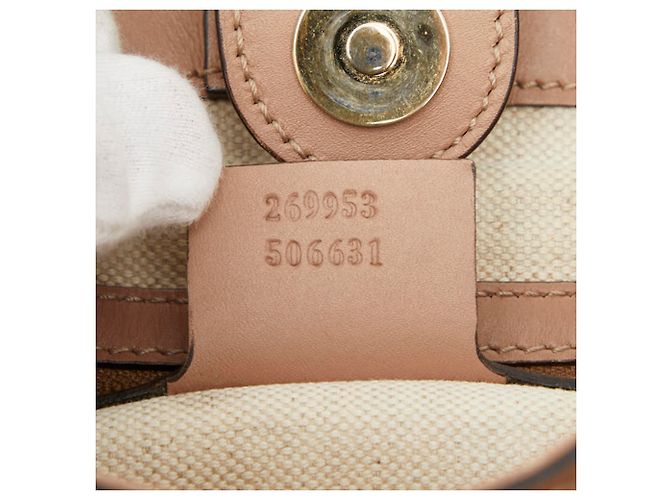Borsa Tote Gucci Guccissima Scarlet Rosa - vista 11