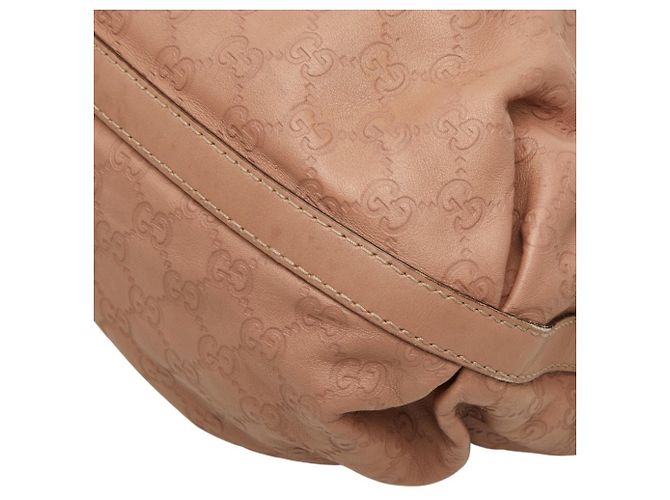 Borsa Tote Gucci Guccissima Scarlet Rosa - vista 4
