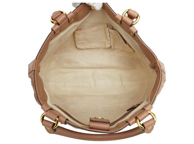 Borsa Tote Gucci Guccissima Scarlet Rosa - vista 9