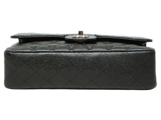 Borsa a Spalla Chanel Matelassé 25 Coco Mark Double Flap Chain Nero - vista 3