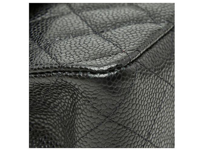 Borsa a Spalla Chanel Matelassé 25 Coco Mark Double Flap Chain Nero - vista 5