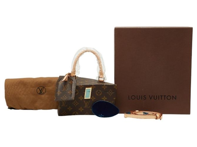 Borsa a Spalla Louis Vuitton Twisted Box Marrone - vista 13