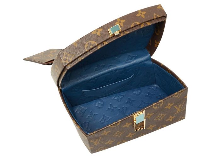 Borsa a Spalla Louis Vuitton Twisted Box Marrone - vista 9