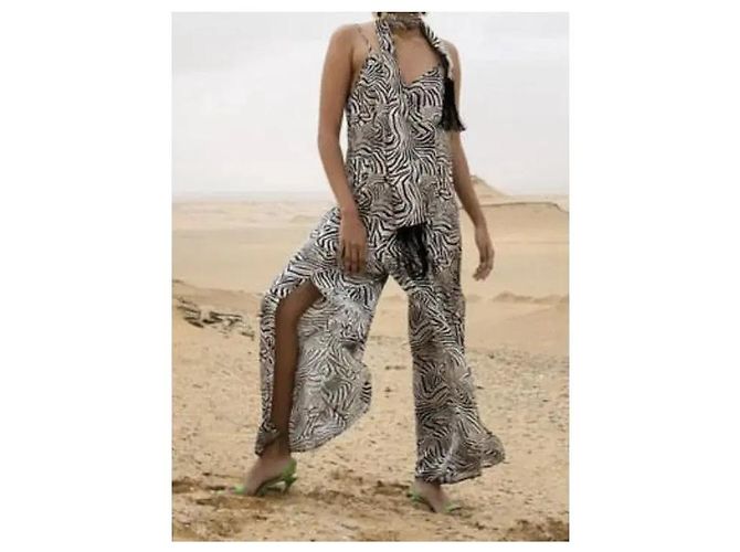 Autre Marque Mallory The Label Mono Guava Zebra Print Estampado de cebra - vista 6