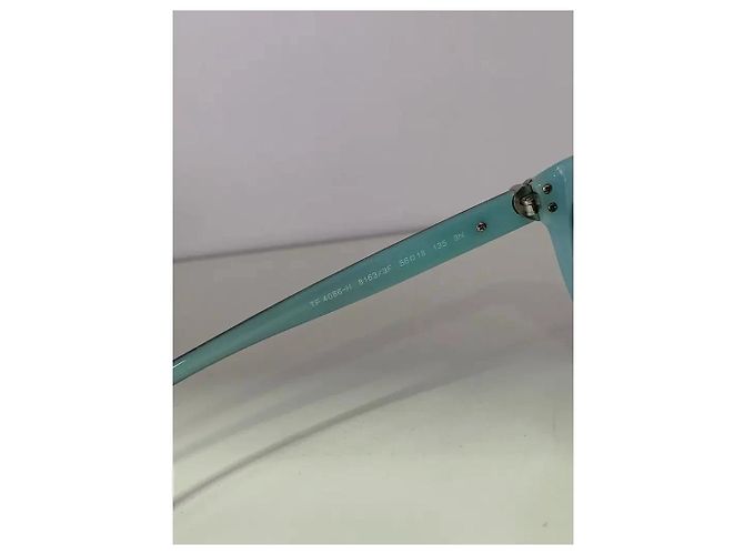 Autre Marque Occhiali da sole Tiffany & Co. in acetato nero e blu - vista 4