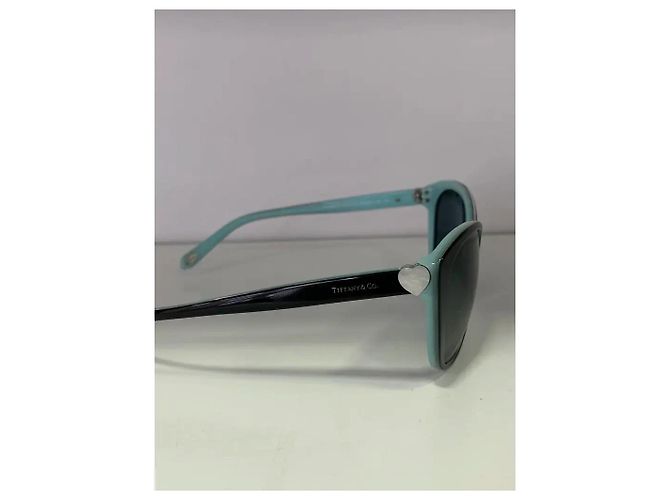 Autre Marque Occhiali da sole Tiffany & Co. in acetato nero e blu - vista 6