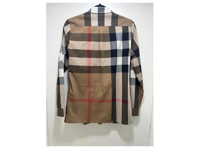 Camicia a quadri Burberry Brit Marrone Beige Marrone scuro - vista 2