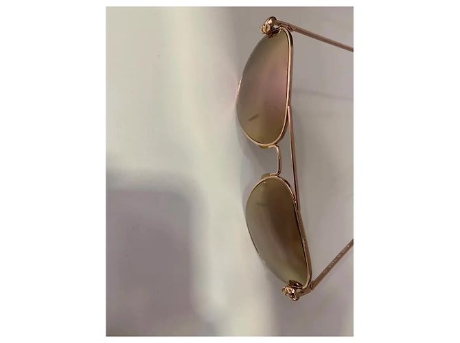 Occhiali da sole aviator Philipp Plein dorati D'oro - vista 2