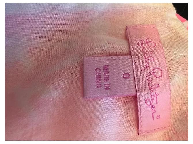 Autre Marque Rosa-weißes Sommerkleid Pink - Ansicht 3