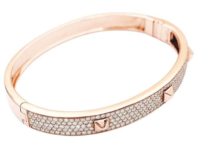 Bracciale Messika, "Spiky", oro rosa, diamanti. - vista 3