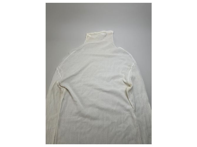 Top in cotone vintage Issey Miyake Bianco M - vista 11