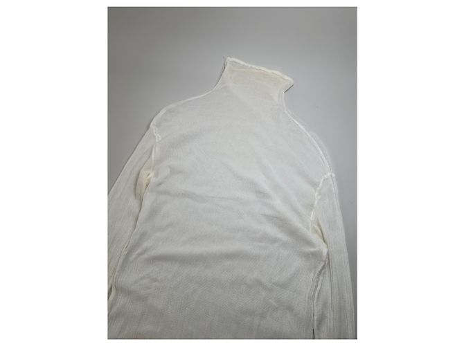 Top in cotone vintage Issey Miyake Bianco M - vista 5