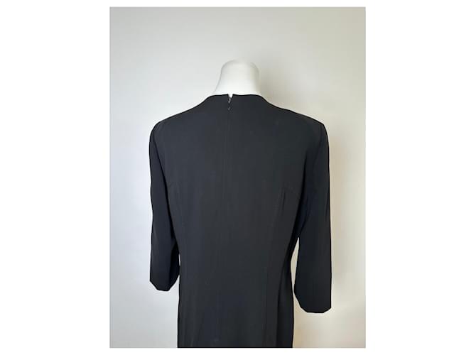 Abito midi in jersey vintage Givenchy nero M - vista 14