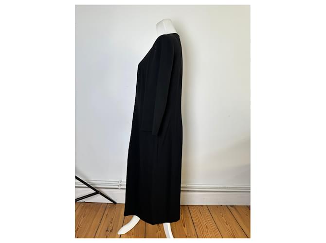Abito midi in jersey vintage Givenchy nero M - vista 2