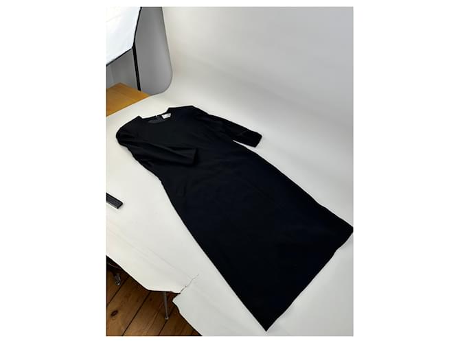 Abito midi in jersey vintage Givenchy nero M - vista 4