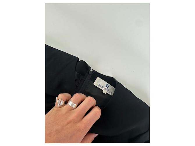 Abito midi in jersey vintage Givenchy nero M - vista 7