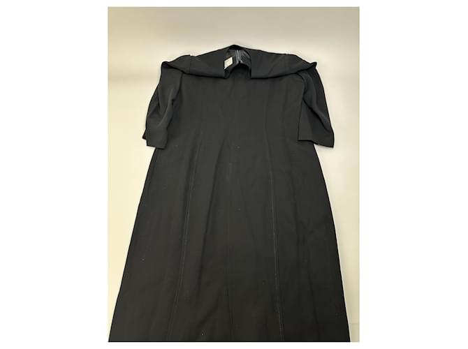 Abito midi in jersey vintage Givenchy nero M - vista 8