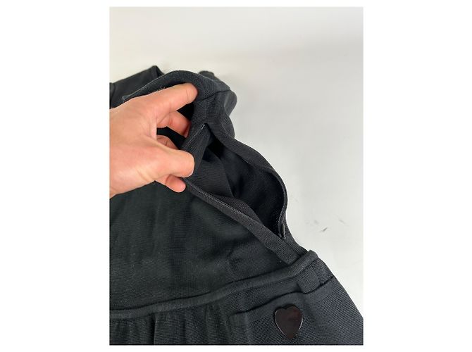 Yves Saint Laurent Vintage Saint Laurent Jersey Kleid Schwarz M - Ansicht 7