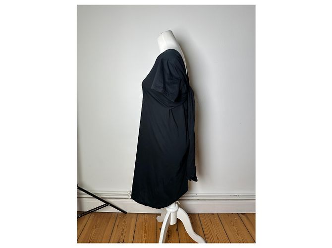 Yves Saint Laurent Abito in cotone vintage Saint Laurent Nero M - vista 2