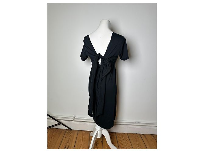 Yves Saint Laurent Abito in cotone vintage Saint Laurent Nero M - vista 3
