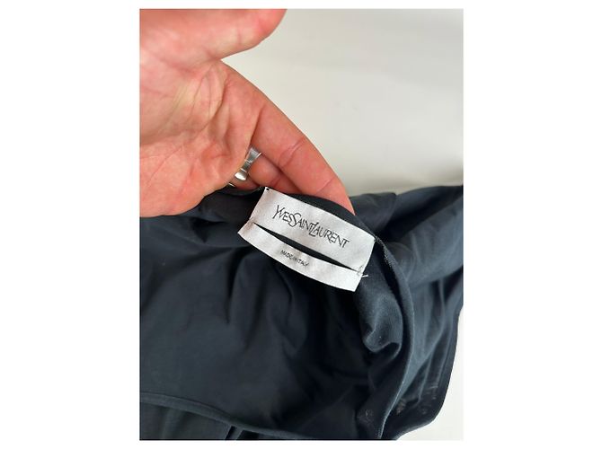 Yves Saint Laurent Abito in cotone vintage Saint Laurent Nero M - vista 8