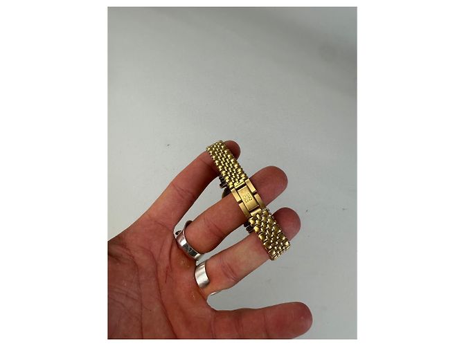 Orologio da polso vintage Givenchy in acciaio inossidabile Oro Argento - vista 3