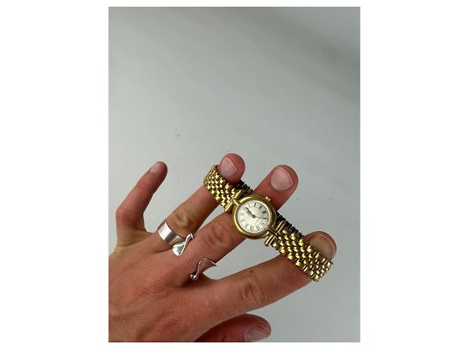 Orologio da polso vintage Givenchy in acciaio inossidabile Oro Argento - vista 5