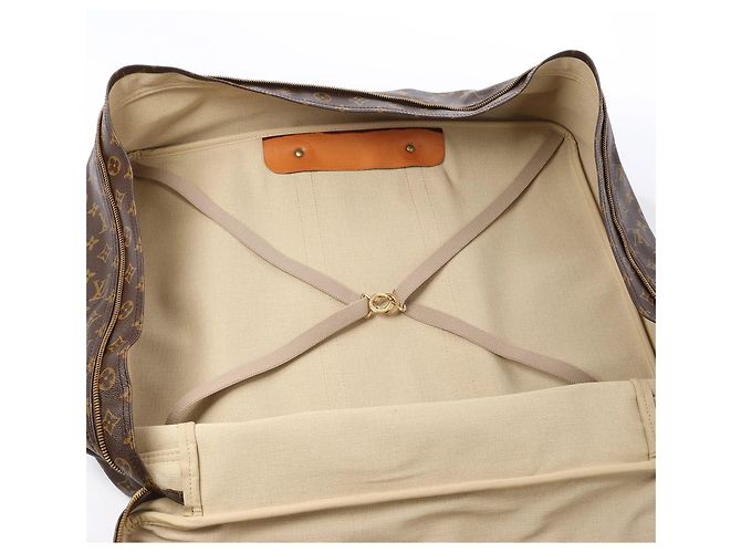 Borsa da Viaggio Louis Vuitton Sirius 55 Monogram Canvas Marrone M41404 Beige - vista 11