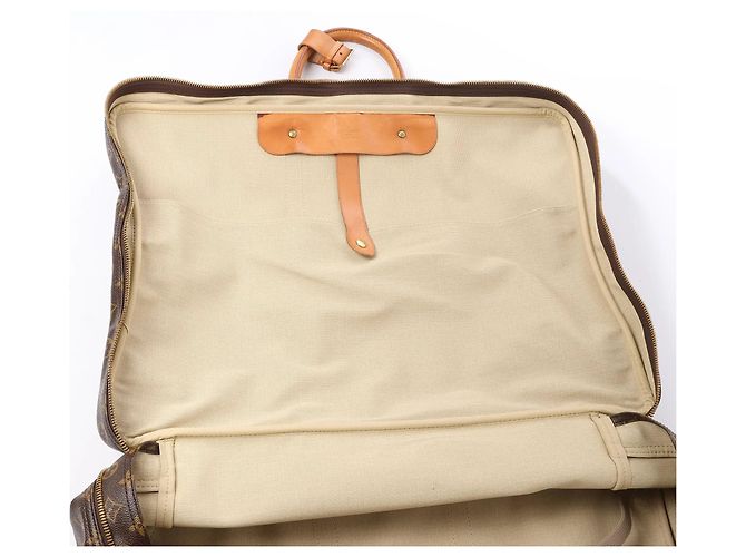 Borsa da Viaggio Louis Vuitton Sirius 55 Monogram Canvas Marrone M41404 Beige - vista 12