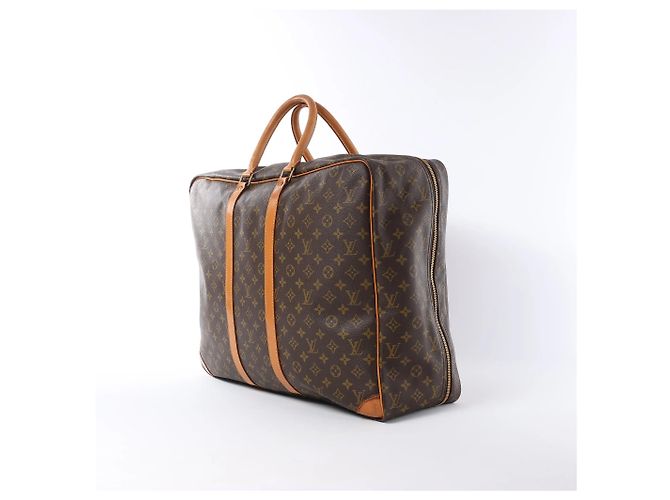 Borsa da Viaggio Louis Vuitton Sirius 55 Monogram Canvas Marrone M41404 Beige - vista 3