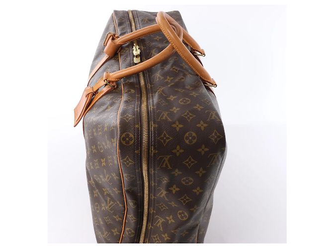 Borsa da Viaggio Louis Vuitton Sirius 55 Monogram Canvas Marrone M41404 Beige - vista 6