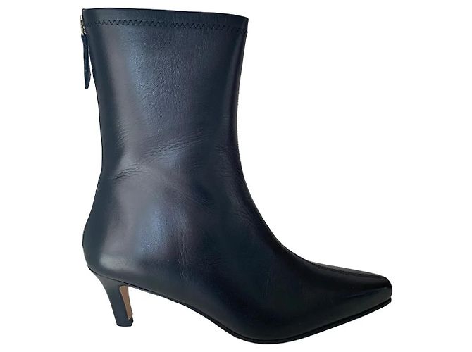 Autre Marque Rivecour No. 515 Botines de Piel Negra Negro - vista 2