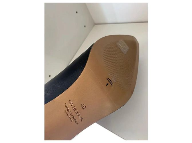 Autre Marque Rivecour No. 515 Botines de Piel Negra Negro - vista 4