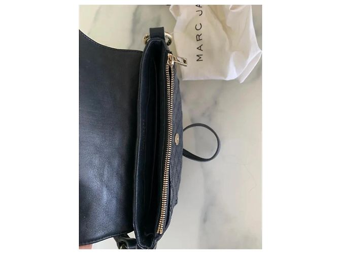 Marc Jacobs Borsa a tracolla in pelle trapuntata nera Nero - vista 2