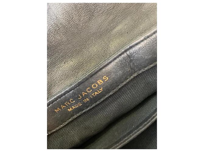 Marc Jacobs Borsa a tracolla in pelle trapuntata nera Nero - vista 4
