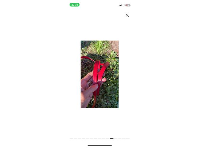 Louis Vuitton Saint Jacques Epi Pelle Rossa Rosso - vista 10